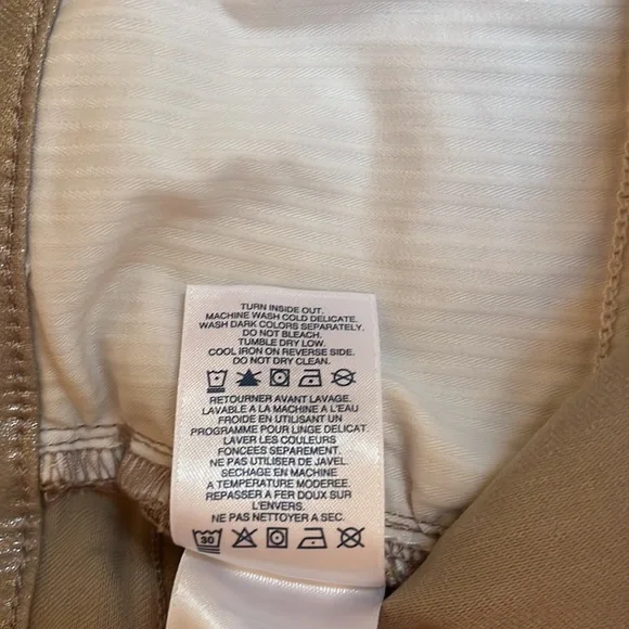 Sparkly Lands’ End high rise slim ankle jeans - Picture 12 of 13